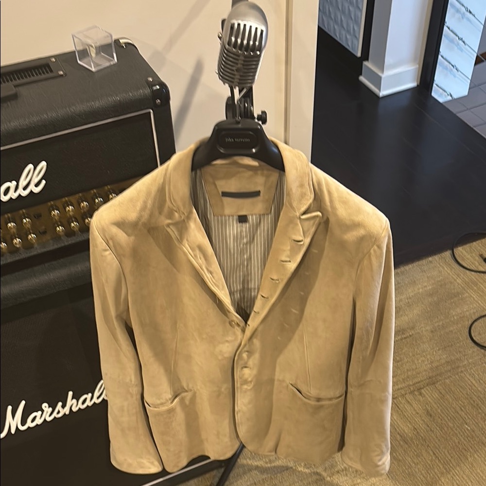 COPY - John Varvatos Beige Suede Jacket